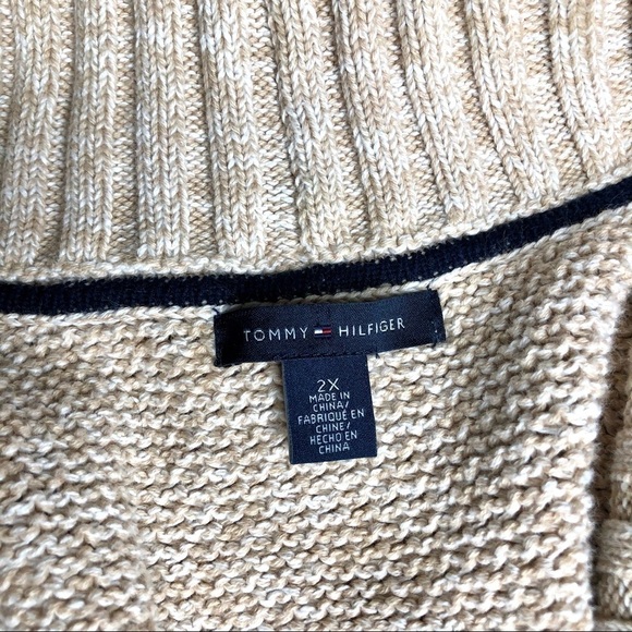 Tommy Hilfiger short sleeve knit cocoon sweater 2X - Picture 7 of 8